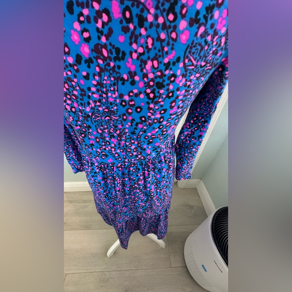 Lilly Pulitzer Alaina Blue Flare Growl & Prowl Dress - Picture 9 of 16